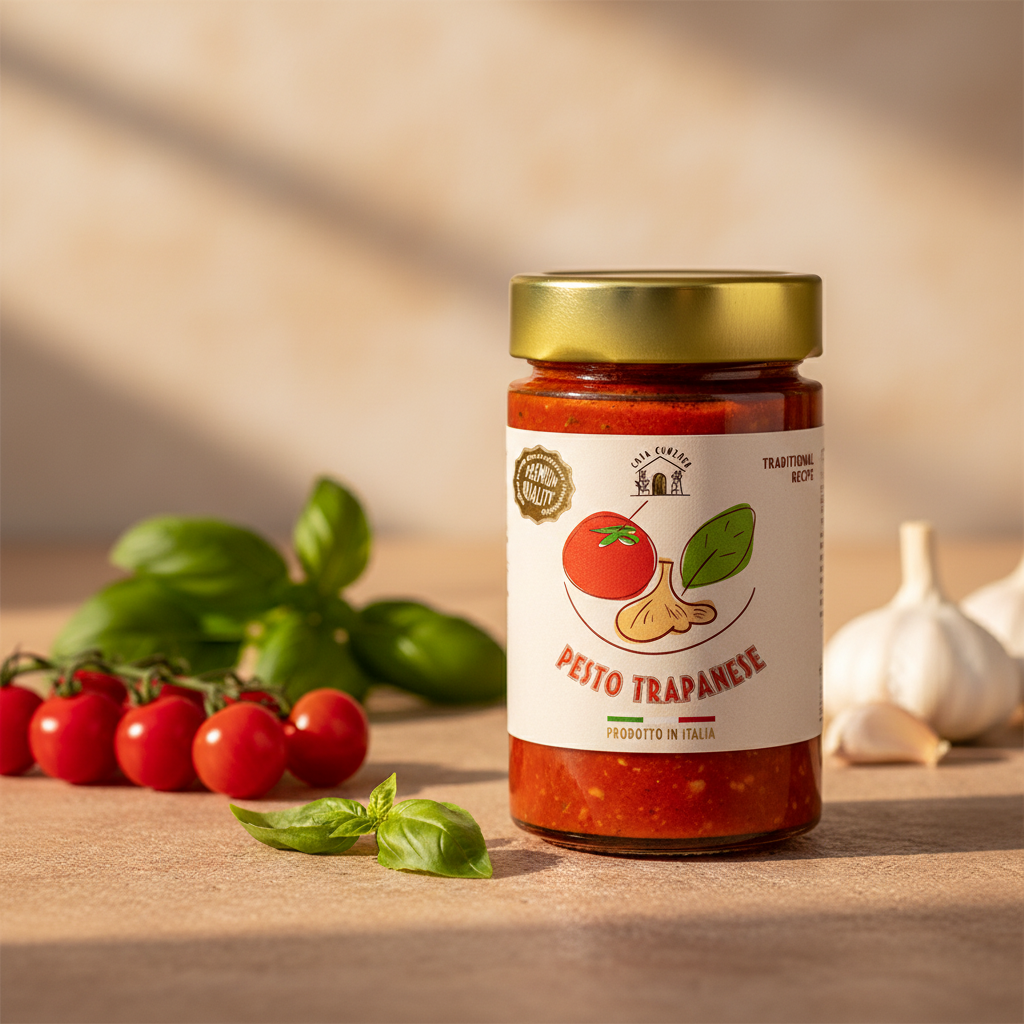 Pesto Trapanese Banner